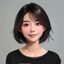 用户小颖头像，年轻女性，短发，表情释然